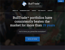 Tablet Screenshot of bulltrade.com